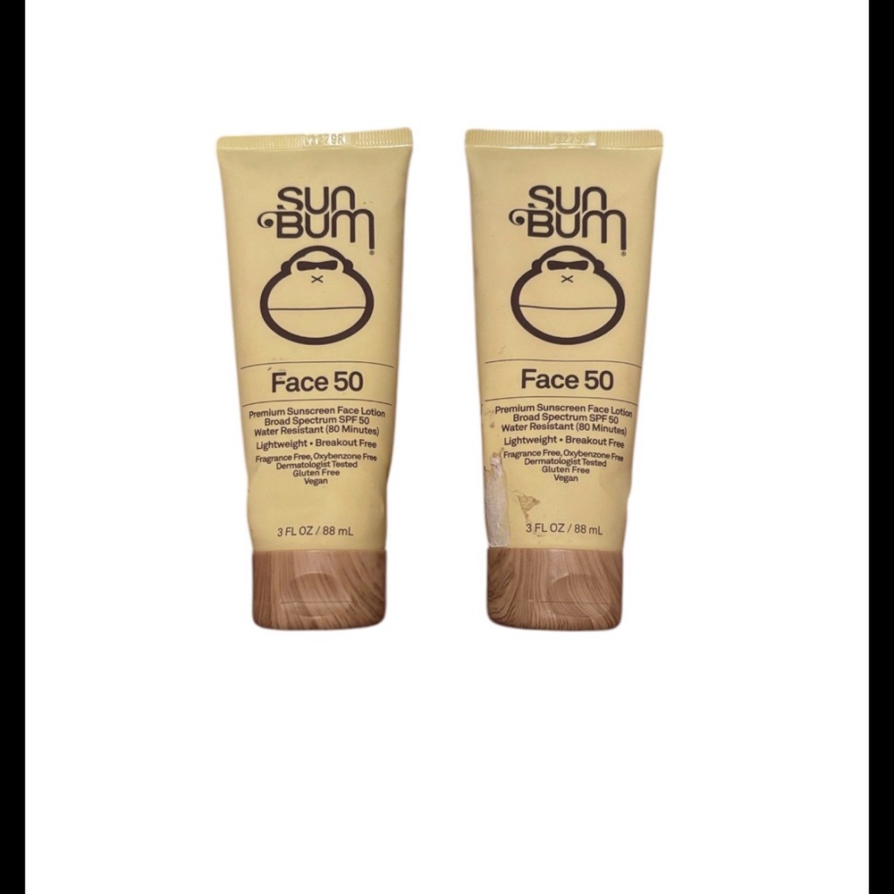Sun Bum | Bundle 2 Sun Bum Face 50 Sunscreen Travel Purse Beach Easy Carry 2 NWT